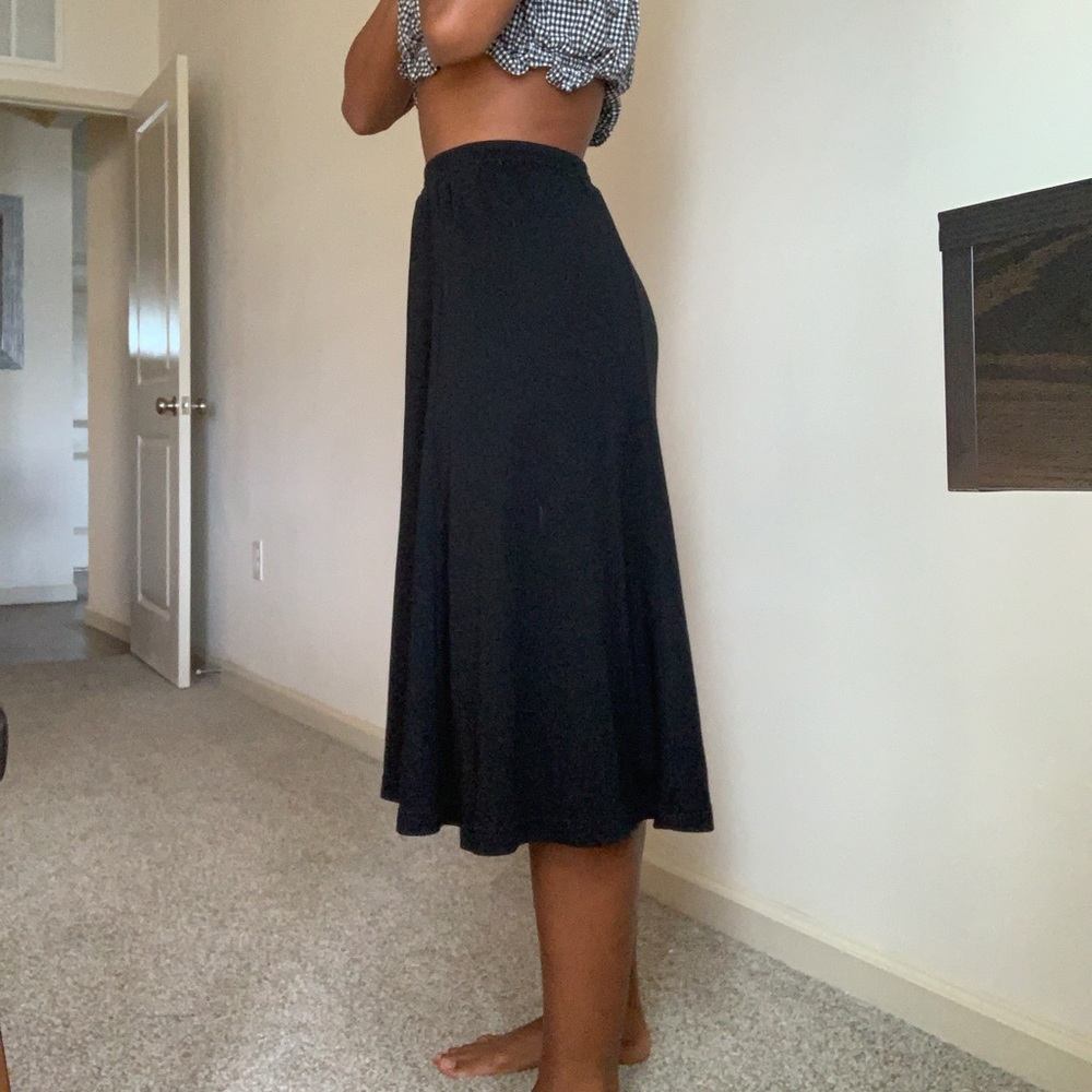Black vintage sweatskirt - Picture 2 of 2